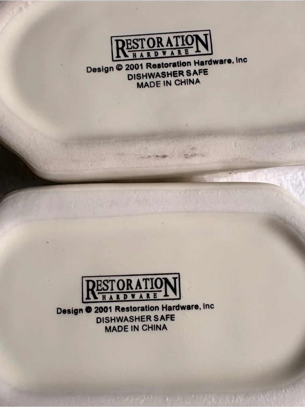 RESTORATION HARDWARE: Le Thé Pour Deux (“Tea For Two”) White Porcelain Tea Set